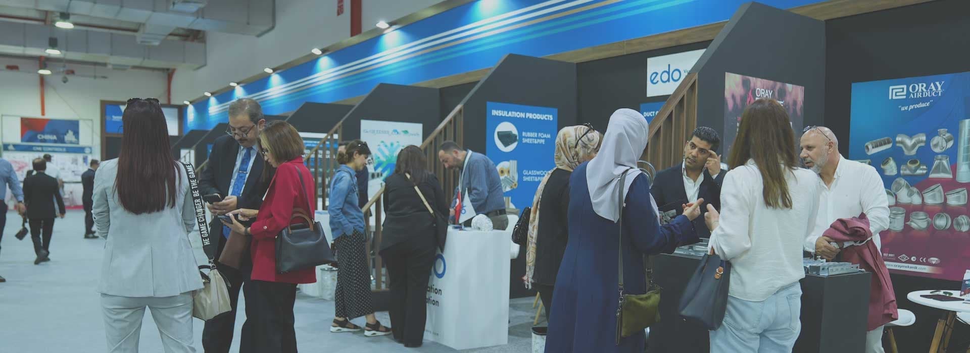 Visitors at a previous Erbil Build Expo